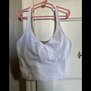 white lululemon align tank size 4